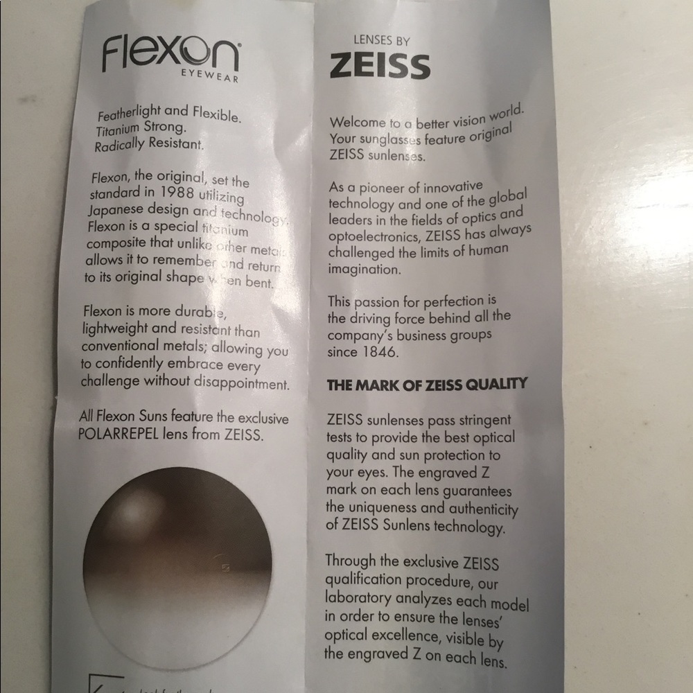 New Flexon Aviator sunglasses with polarized lens - Picture 4 of 4